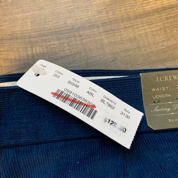 NWT J. Crew Corduroy Pants - Picture 3 of 6